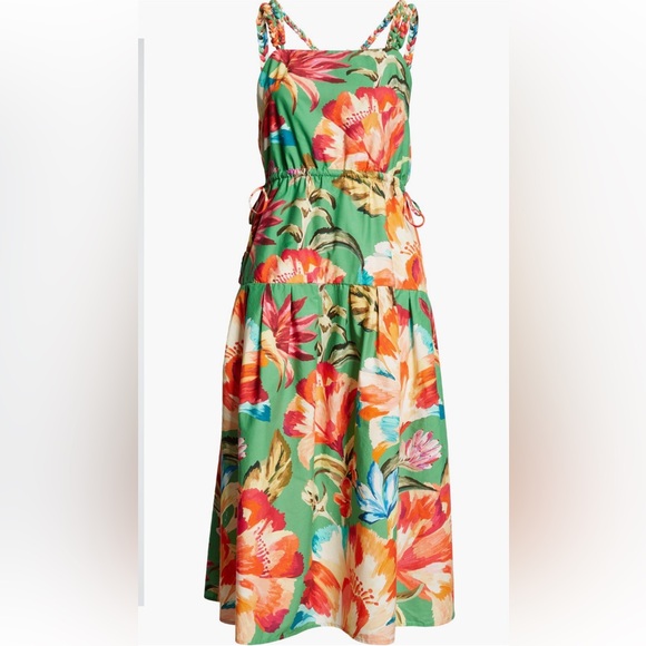 Farm Rio Tropicart Floral Dress - Picture 10 of 11